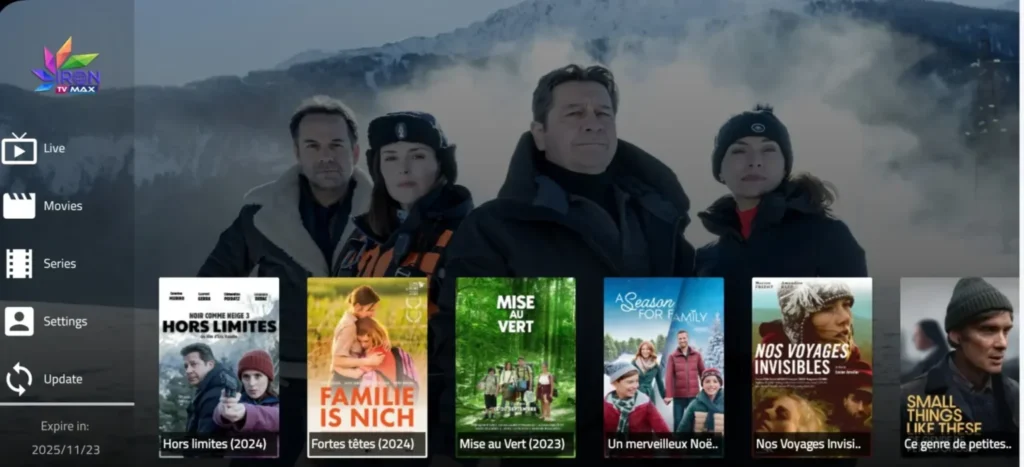 Iron TV Max APK 2025 – Meilleur lecteur Iron TV Pro sur Fire Stick 4K